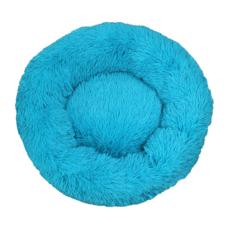 Plush Round Pet Bed