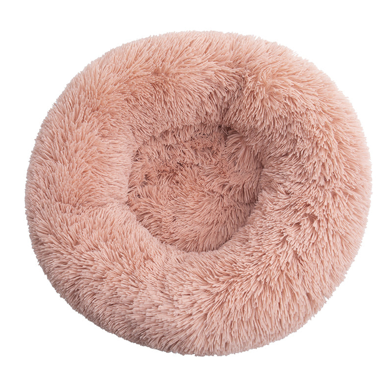 Plush Round Pet Bed