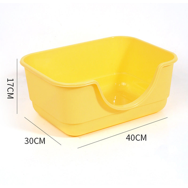 Semi-closed Large Capacity Cat Litter Box