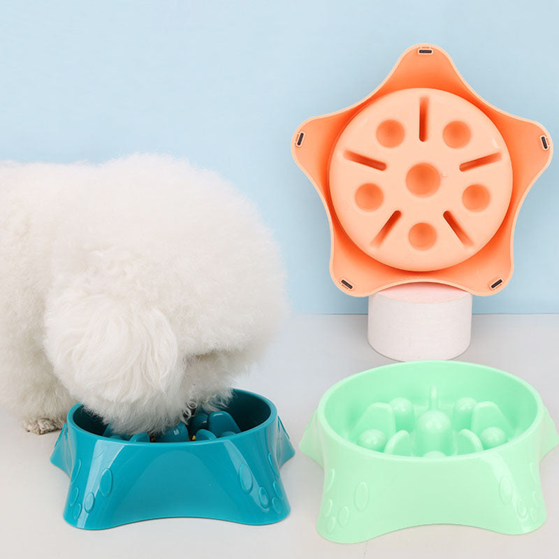 Anti-choking Slow Food Pet Bowl