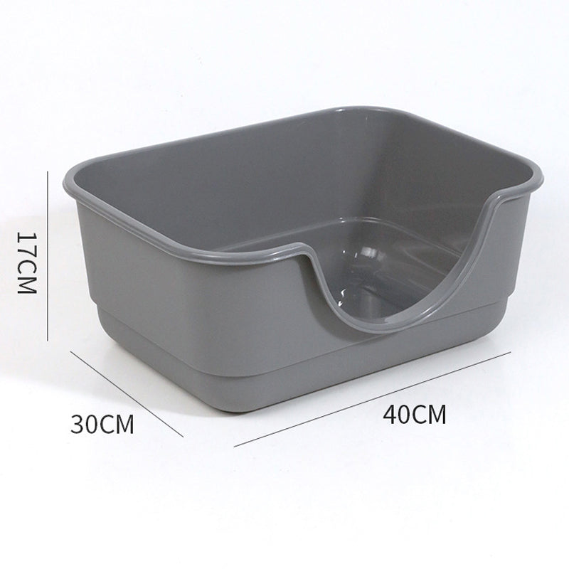 Semi-closed Large Capacity Cat Litter Box