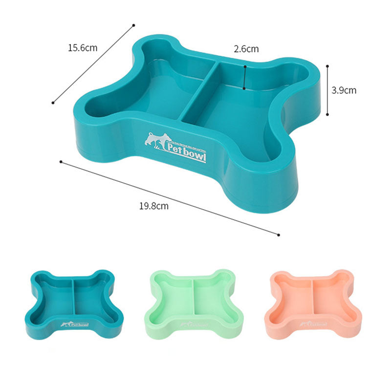 Two Dividers Pet Bowl