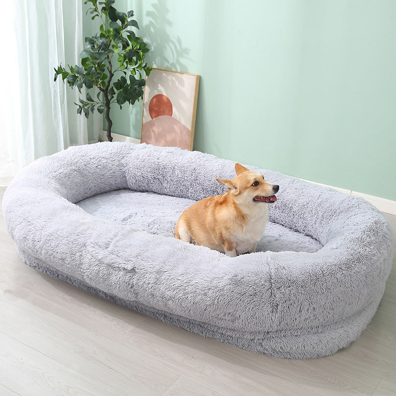 Large Bed For Both People And Pets