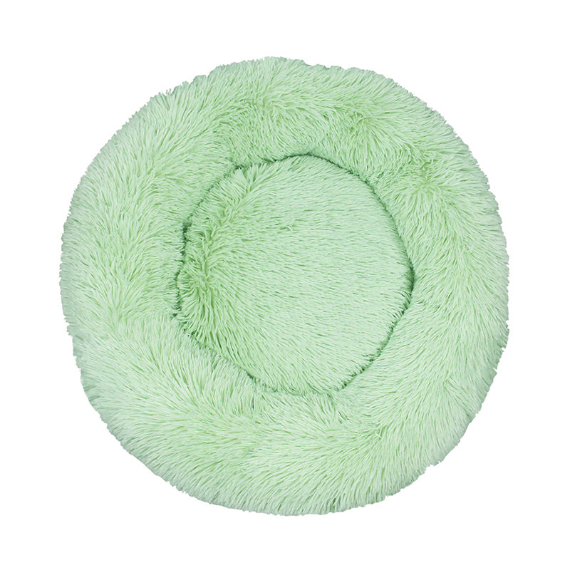 Plush Round Pet Bed