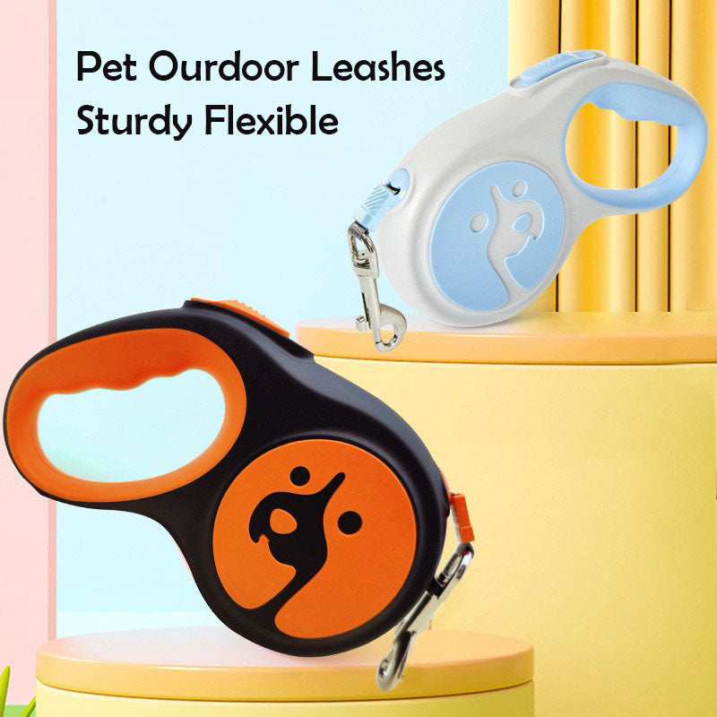 Double Patchwork Color Dog Walking Leash