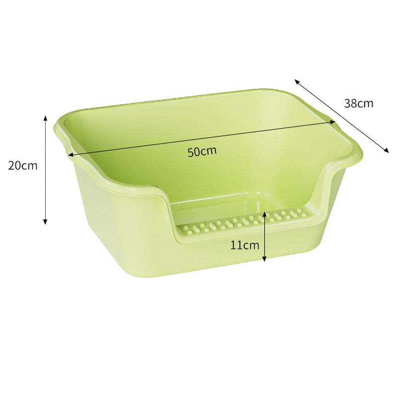 Semi-closed Large Capacity Cat Litter Box