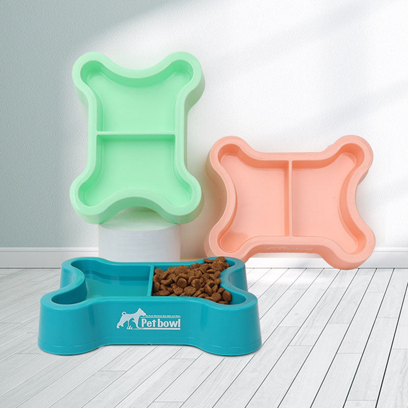 Two Dividers Pet Bowl