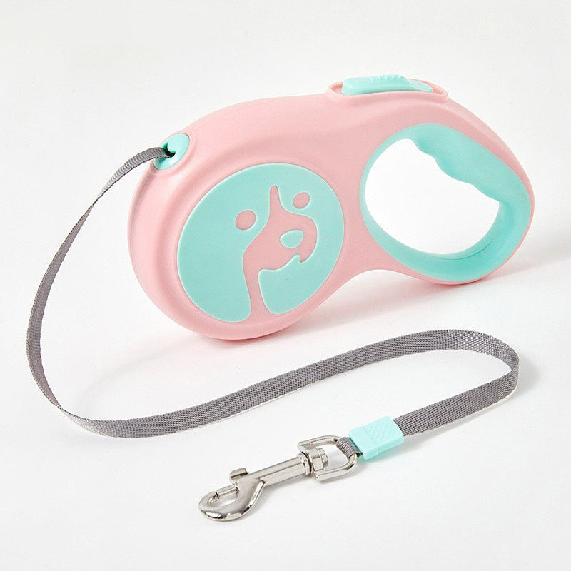 Double Patchwork Color Dog Walking Leash