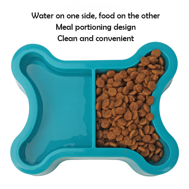 Two Dividers Pet Bowl