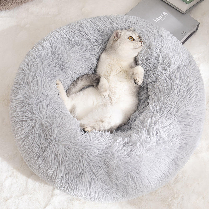 Plush Round Pet Bed