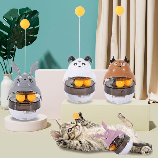 Tumbler Turntable Cat Teaser Toy