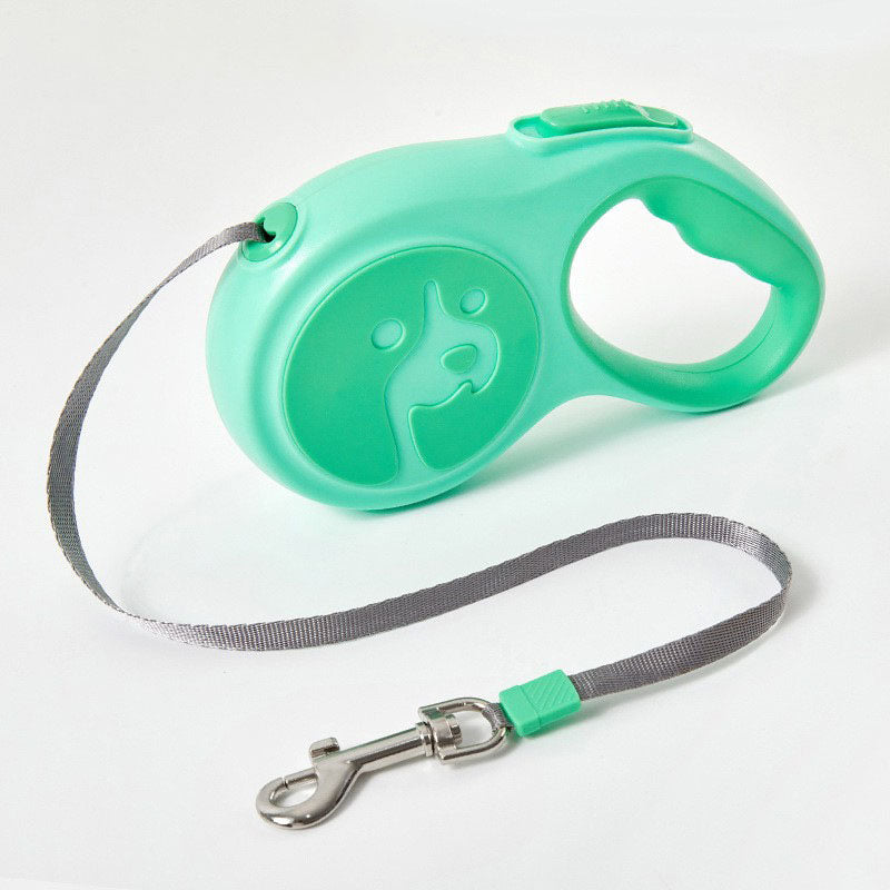 Double Patchwork Color Dog Walking Leash