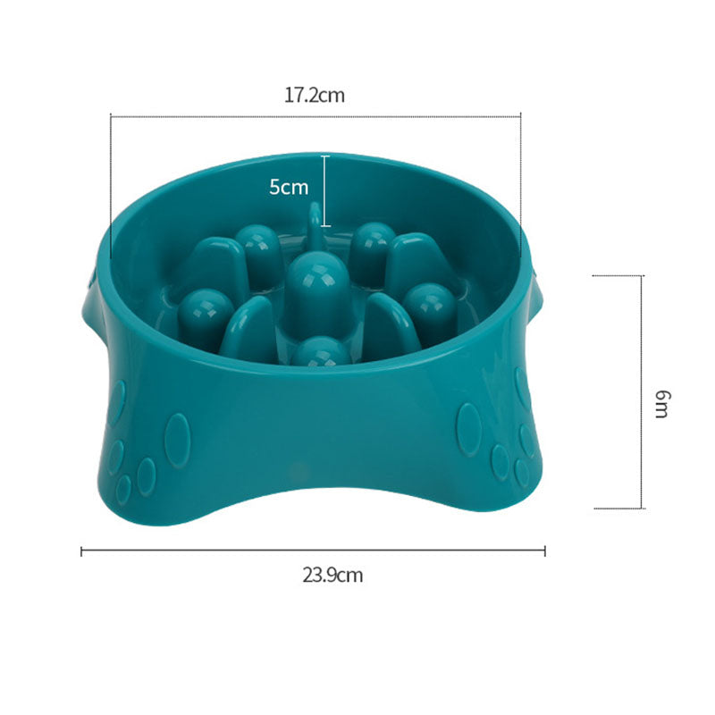 Anti-choking Slow Food Pet Bowl