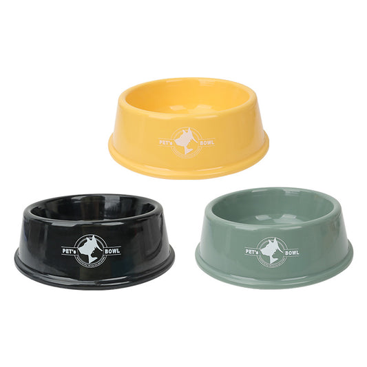 Plastic Round Pet Food Bowl