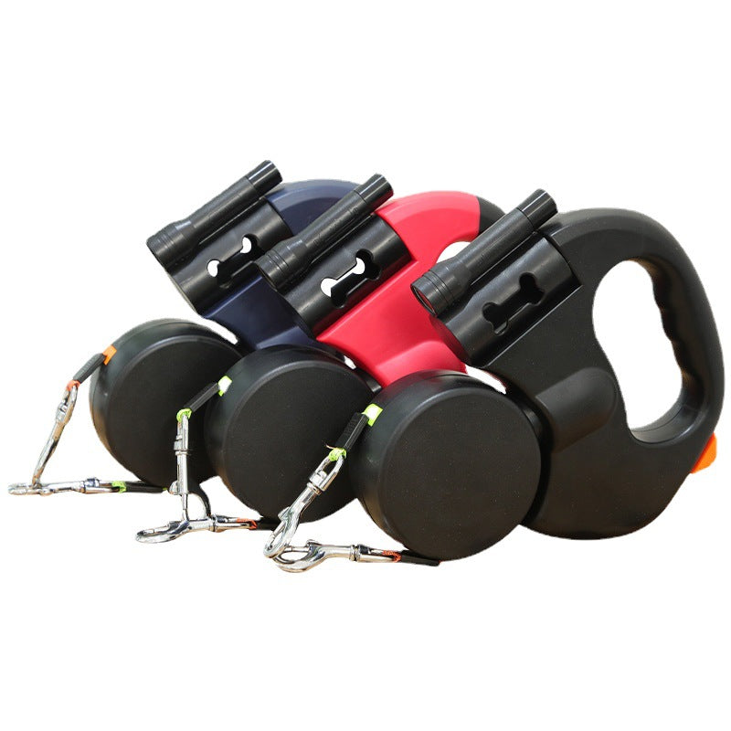 Double Head Dog Leash For Two Pets Family