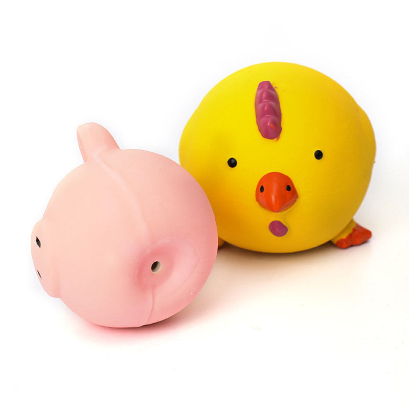 Cute Animal Squeaking Chew Toy