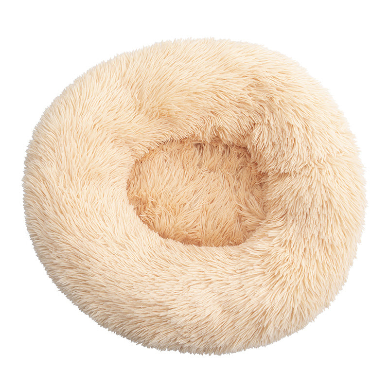 Plush Round Pet Bed