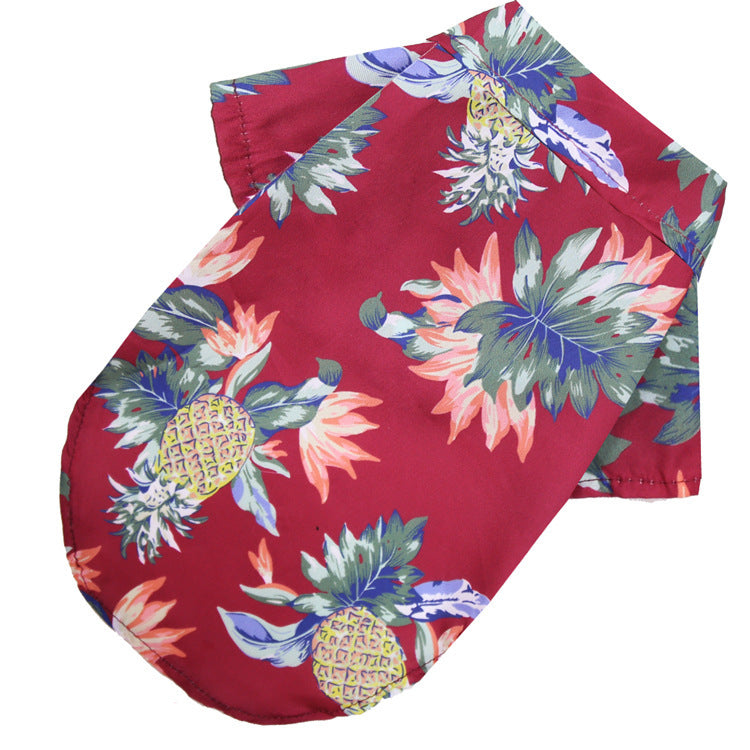 Hawaiian Summer Beach Pet Shirt