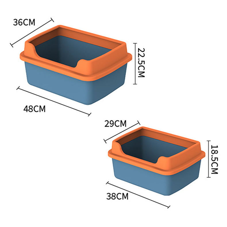 Large/ Small Fenced Cat Litter Box