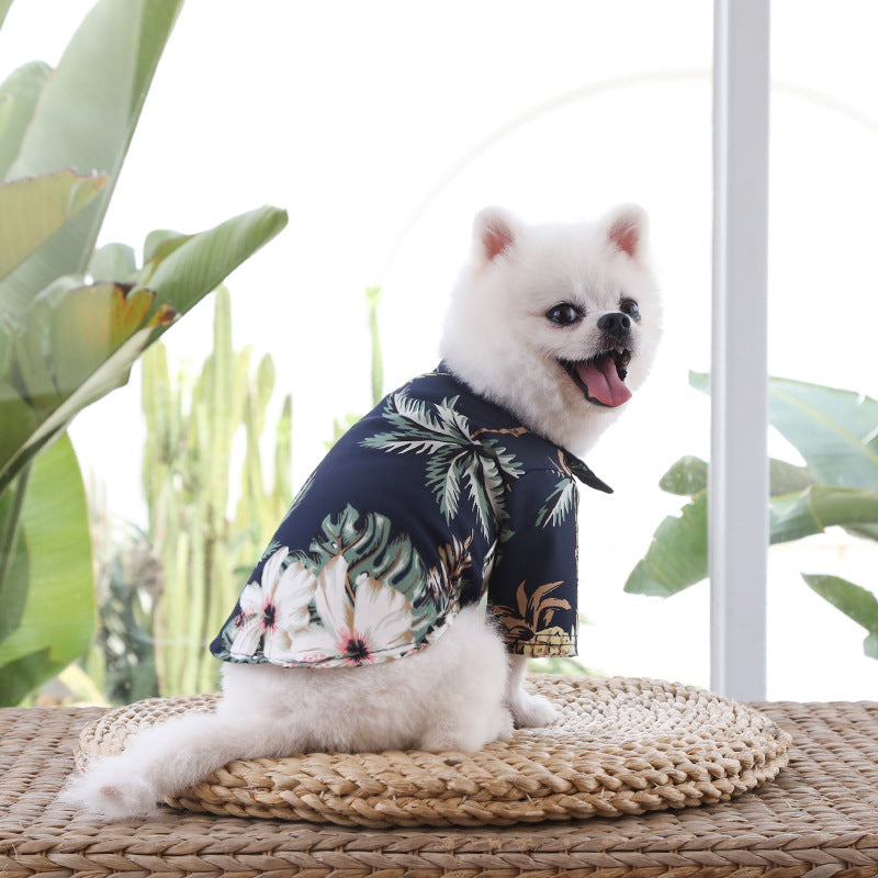 Hawaiian Summer Beach Pet Shirt