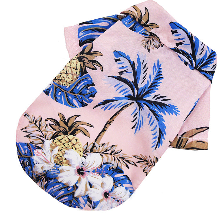 Hawaiian Summer Beach Pet Shirt