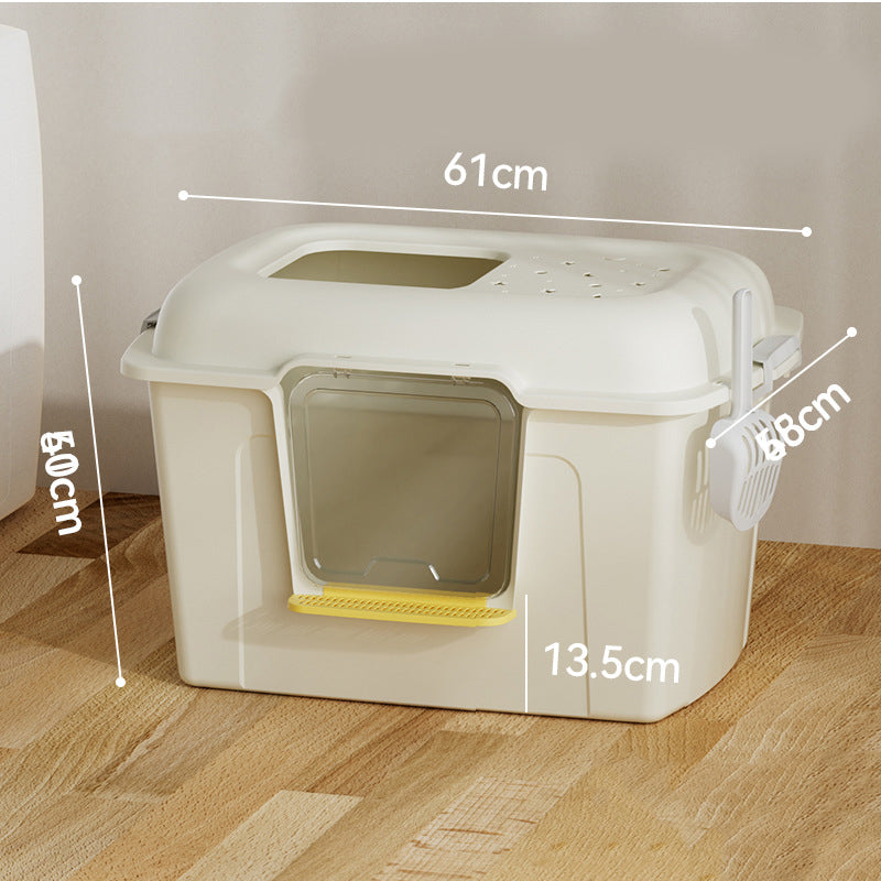 Extra Large Raised Cat Litter Box