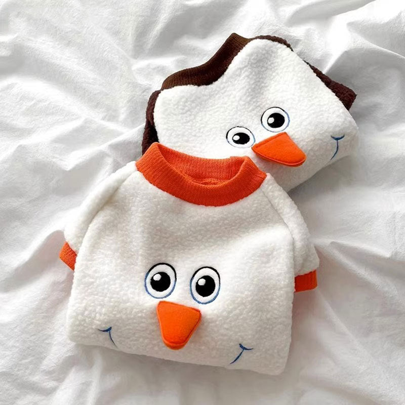 Winter Snowman Pet Clothes