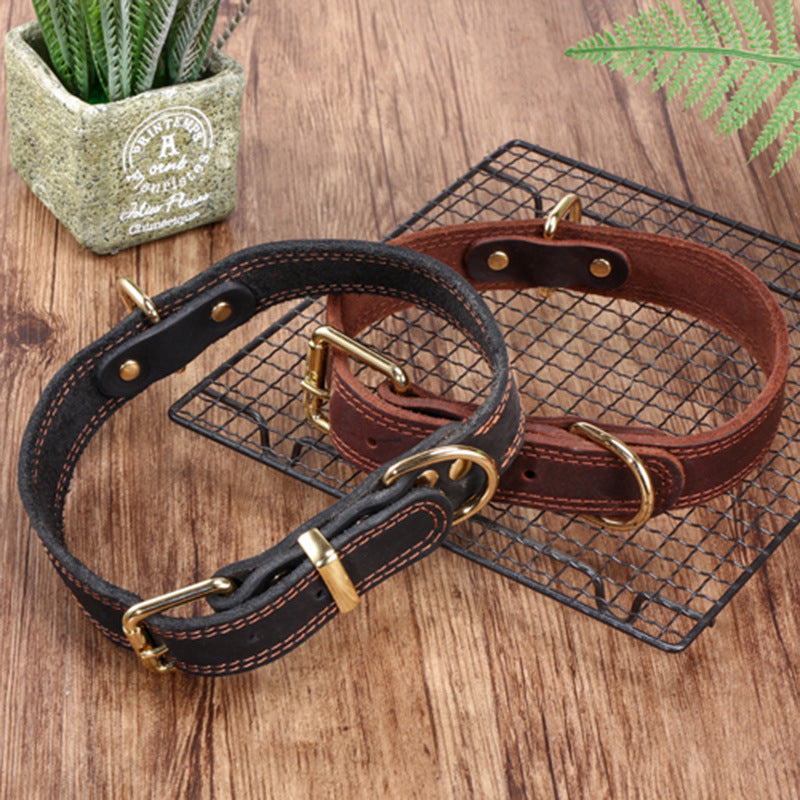 High Quality Leather Dog Collar