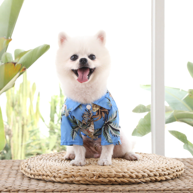 Hawaiian Summer Beach Pet Shirt