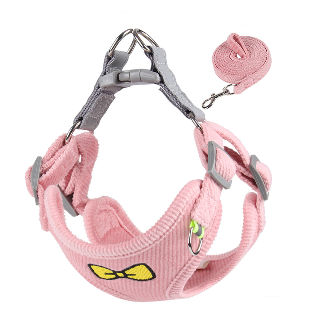 Fashion Dog Harness Set With Leash