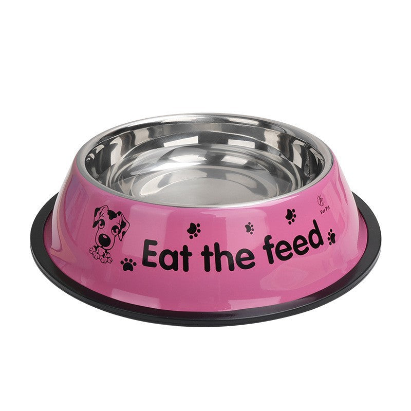 Cute Cartoon Pet Food Bowl