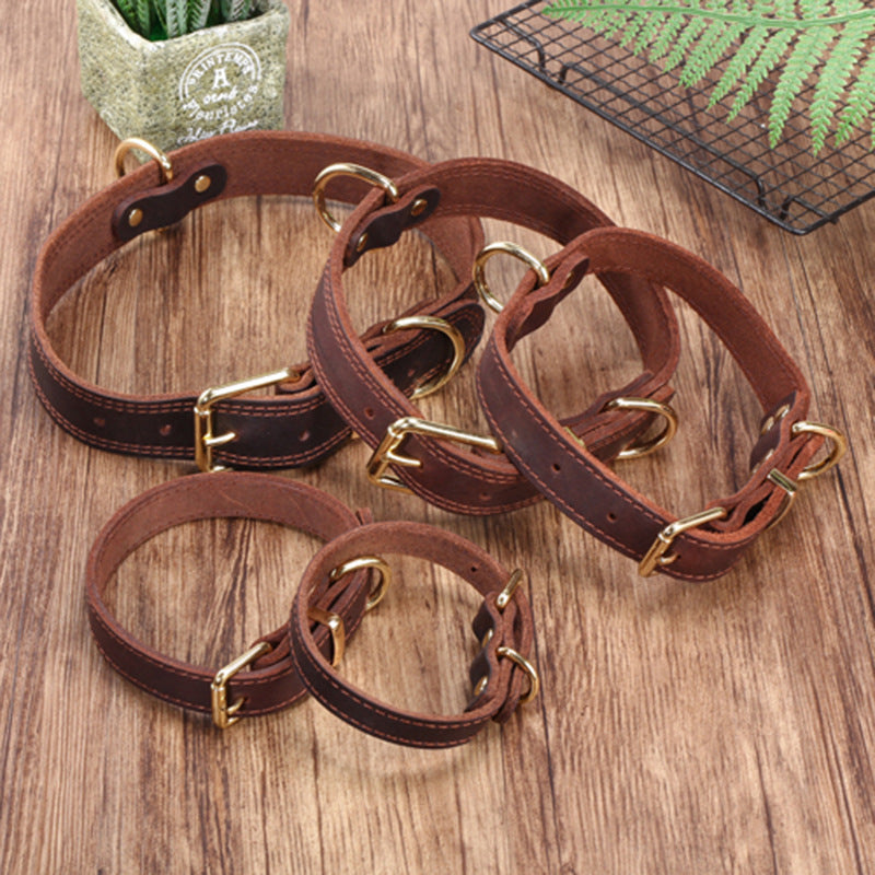 High Quality Leather Dog Collar