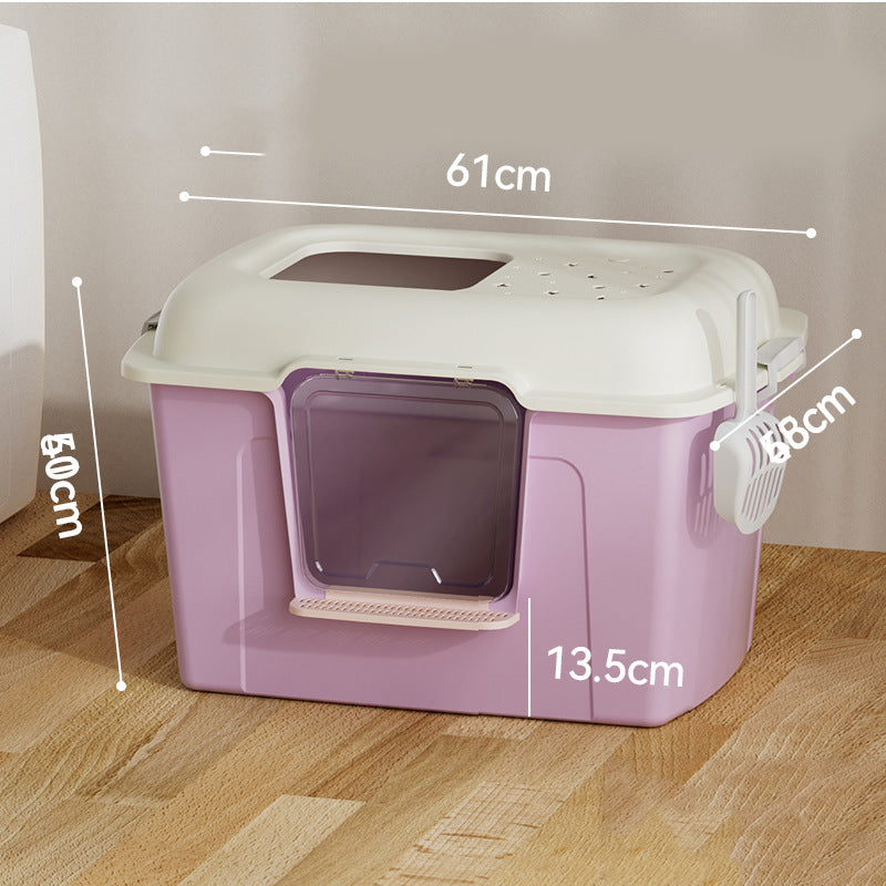 Extra Large Raised Cat Litter Box