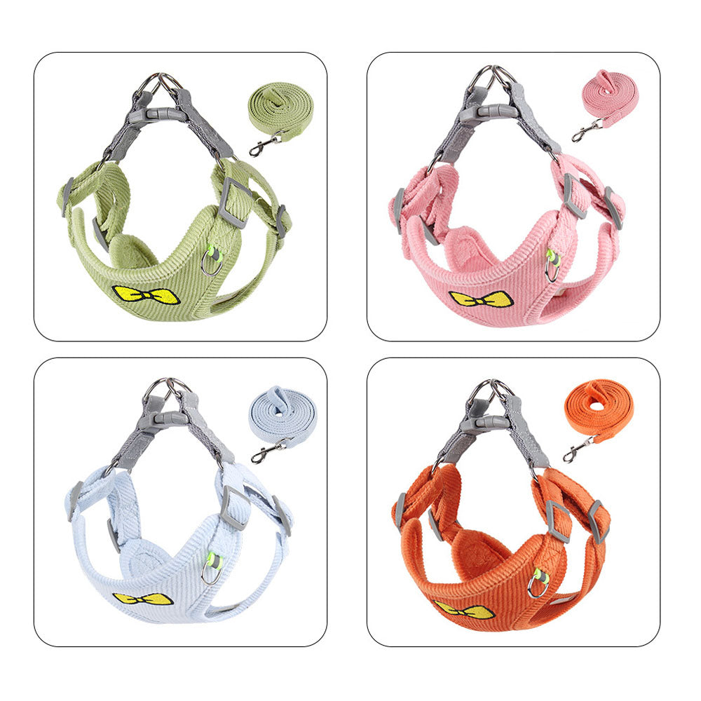 Fashion Dog Harness Set With Leash