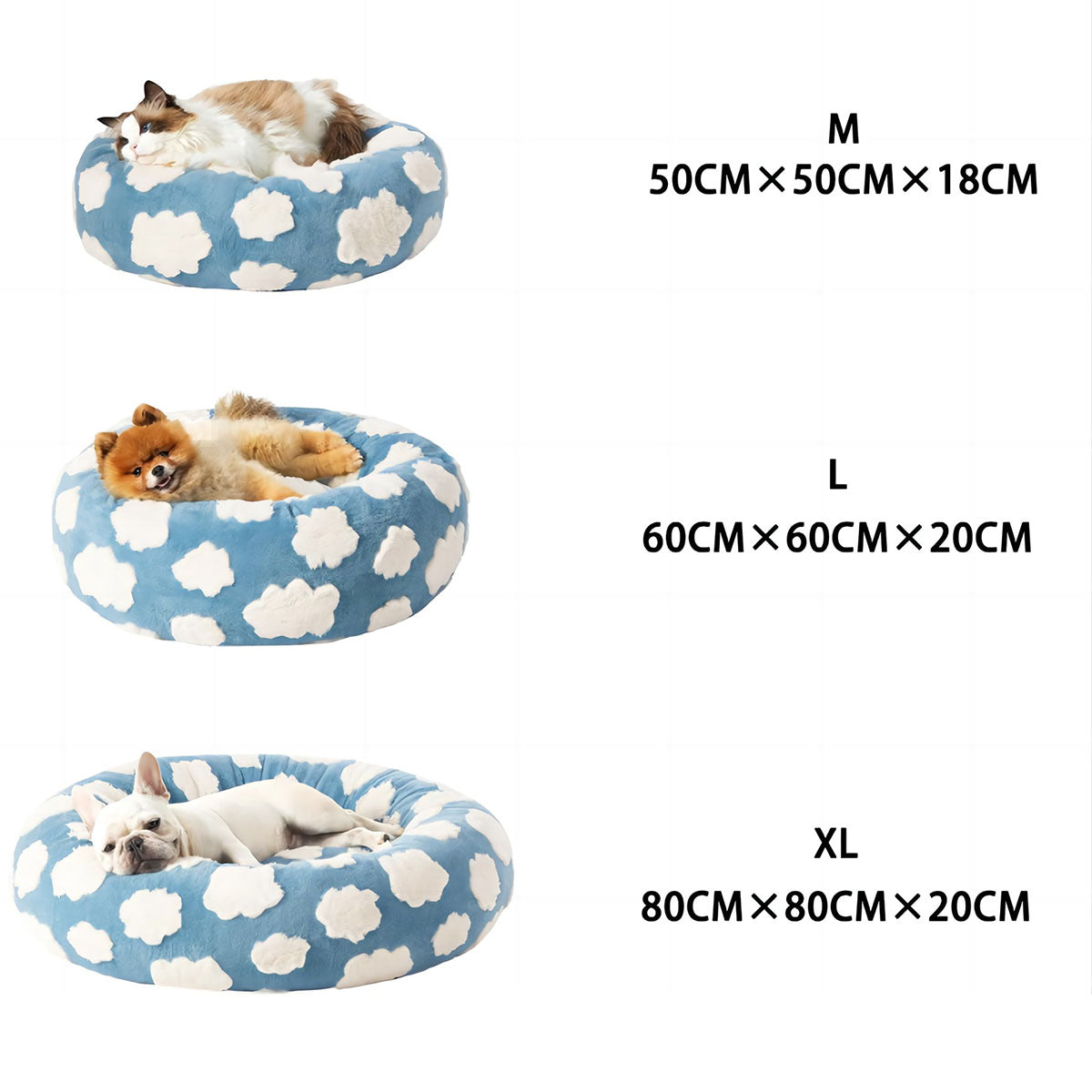 Round All-season Pet Bed