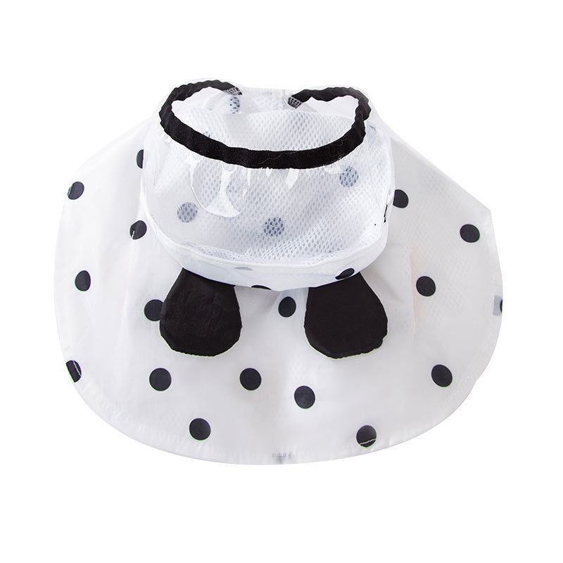 Spot Pattern Dog Raincoat