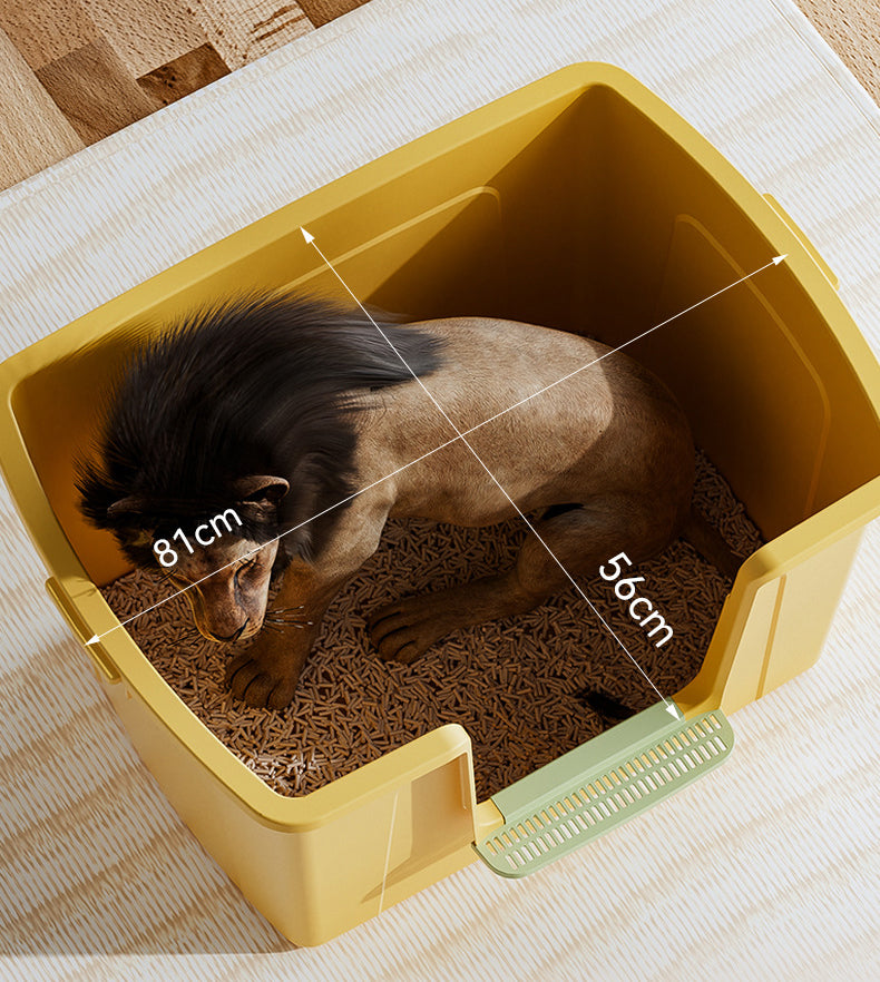 Extra Large Raised Cat Litter Box