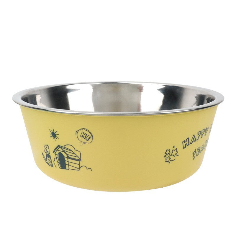 Two Piece In One Pet Food Water Bowl