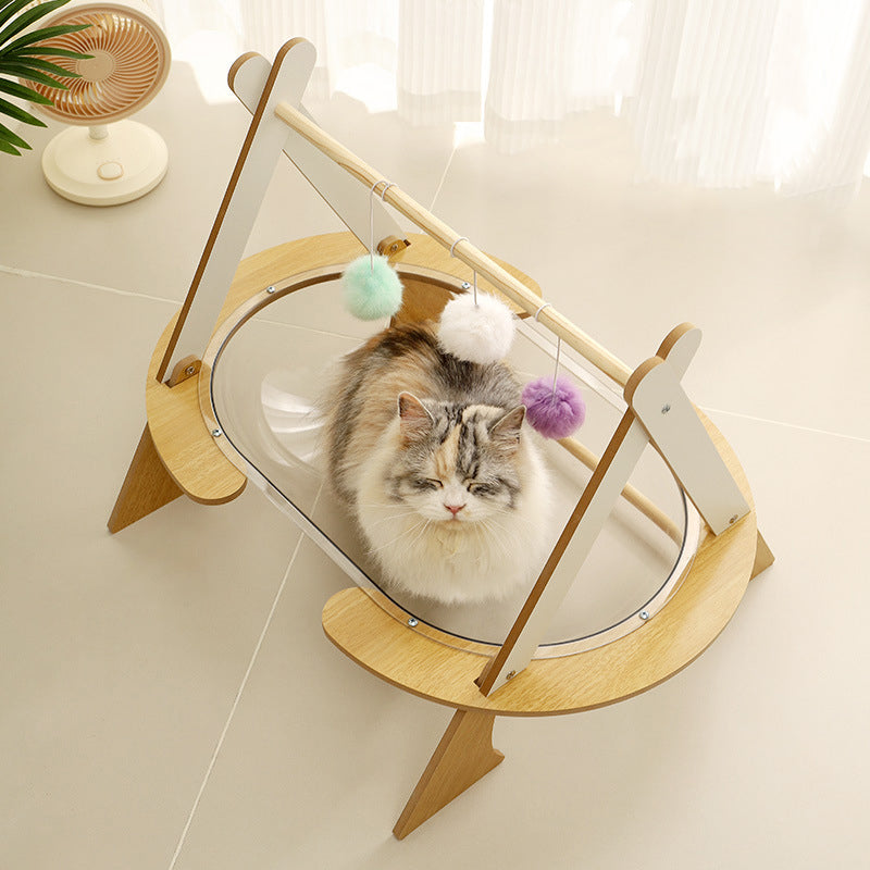 Semi-closed Acrylic Pet Bed