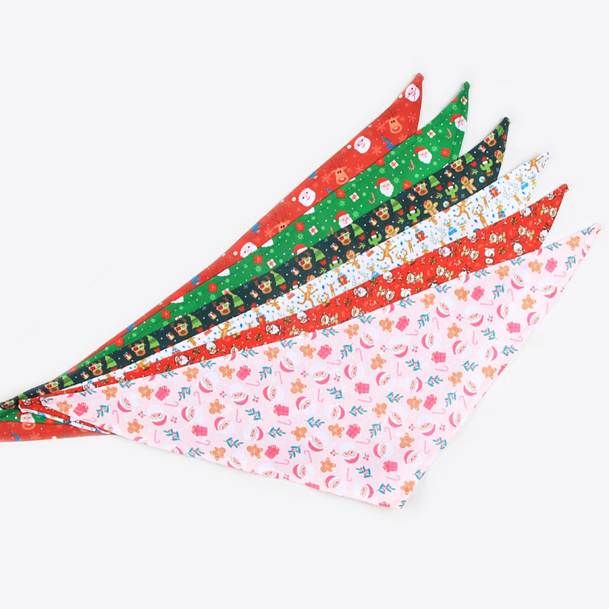 Christmas Colorful Pet Bandana