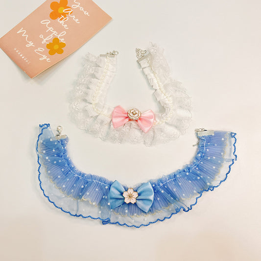 Cute Lace Pet Bandana