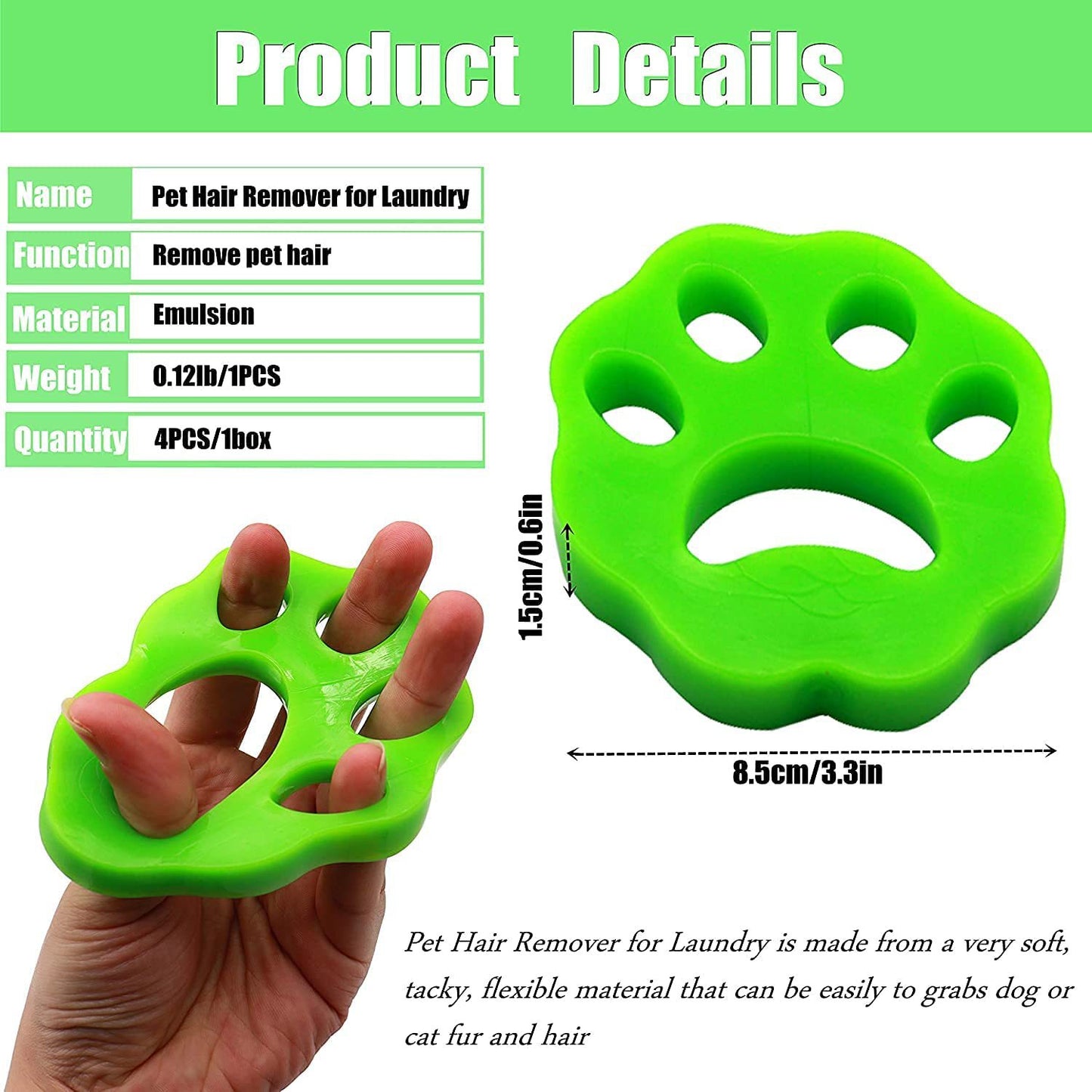 Silicone Pet Hair Remover