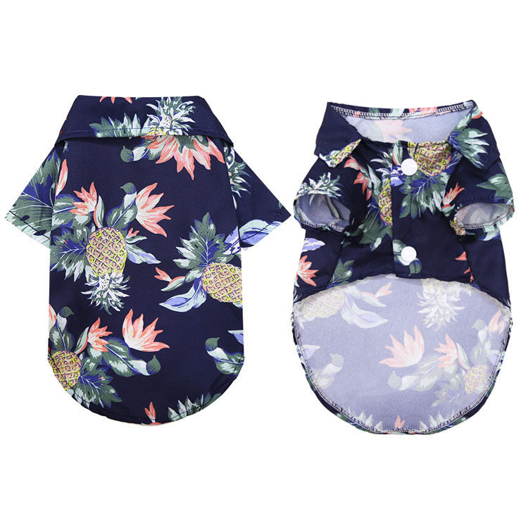 Hawaiian Summer Beach Pet Shirt