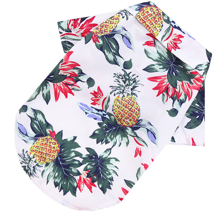 Hawaiian Summer Beach Pet Shirt