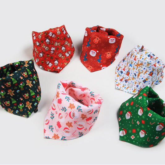 Christmas Colorful Pet Bandana