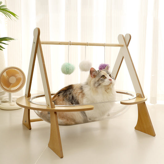 Semi-closed Acrylic Pet Bed