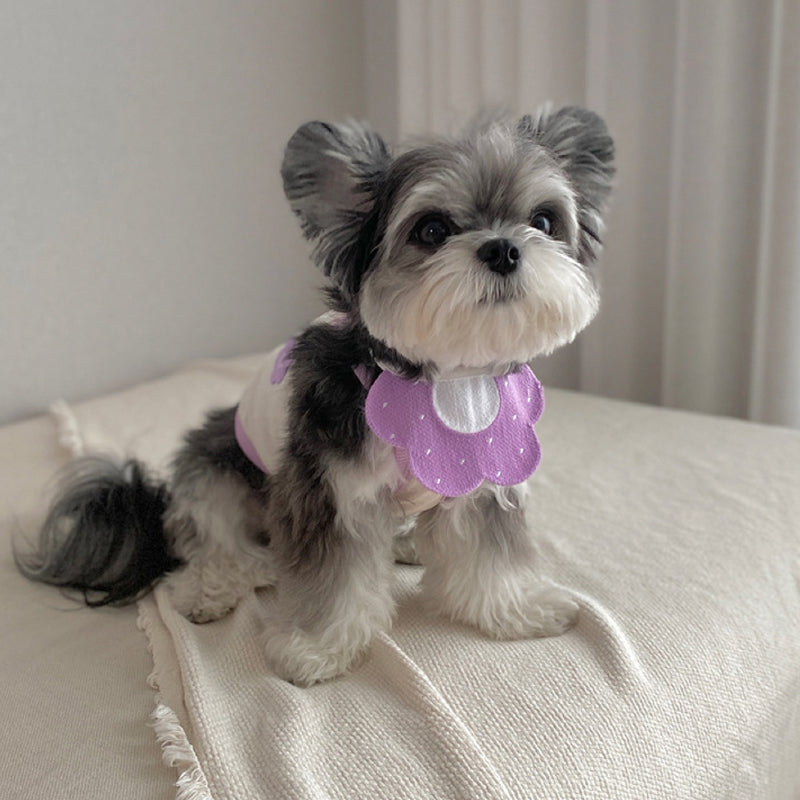 Flower Shape Pet Bandana