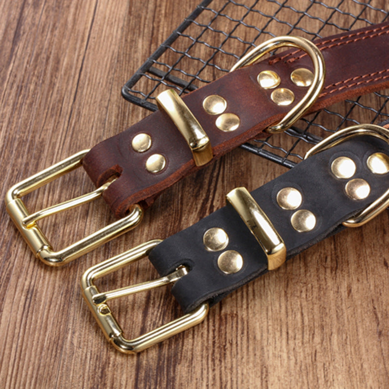 High Quality Leather Dog Collar