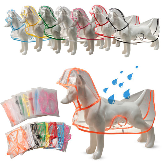 Clear Dog Raincoat