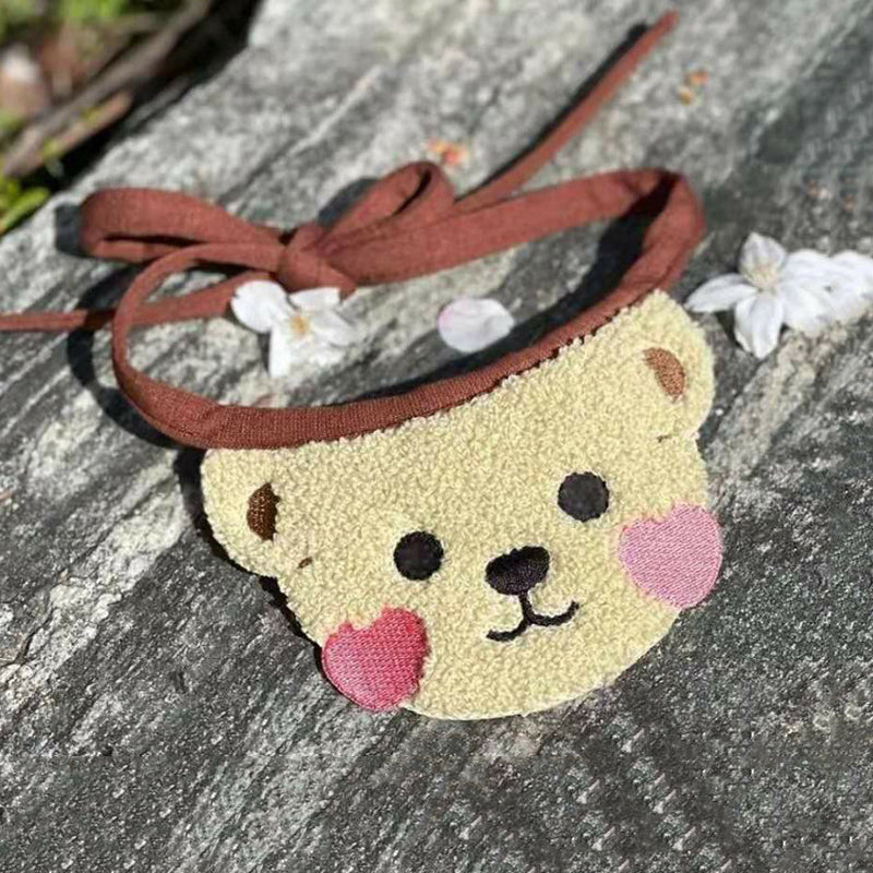 Bear Smile Face Pet Bandana